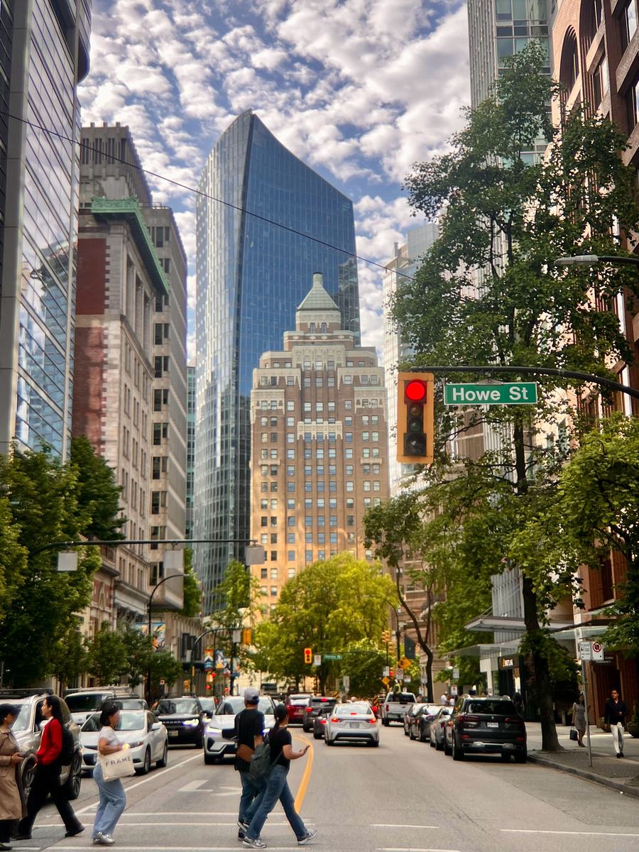 Howe Street, downtown Vancouver